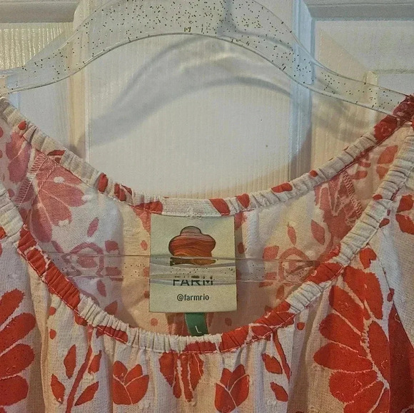 NWOT Farm Rio jungle flow cropped top - Picture 6 of 12